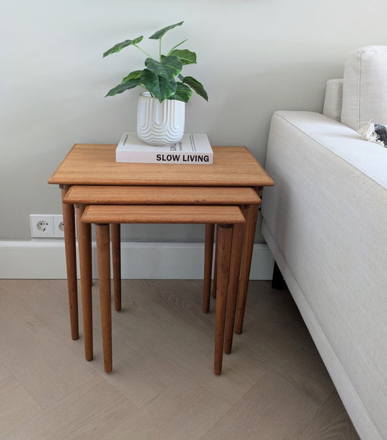 Image 1 of Vintage teak, Scandinavian nesting tables