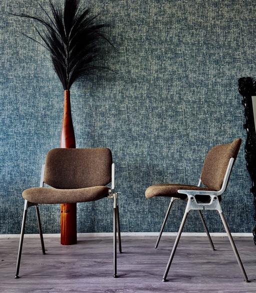 8x chaises vintage Castelli DSC 106 par Giancarlo Piretti