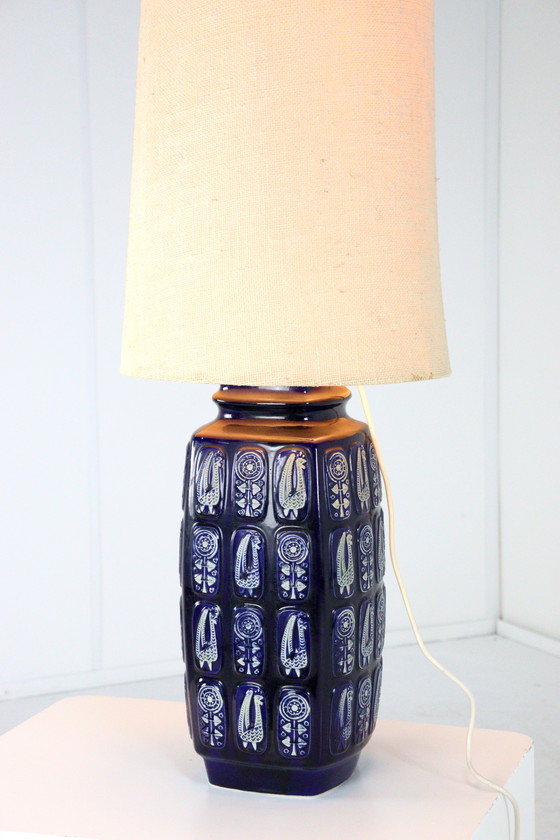 Image 1 of West Germany Ceramic Floor Lamp 942-45 Vintage