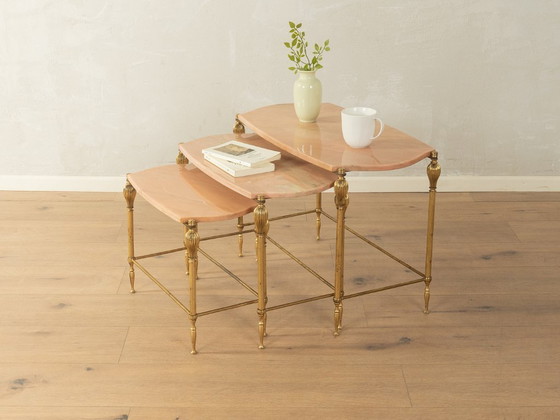 Image 1 of Tables gigognes de style Hollywood Regency des années 1970