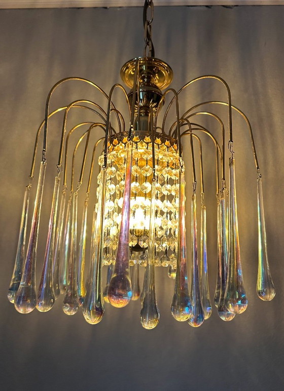 Image 1 of Lampadario a goccia vintage