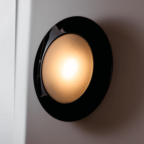 Image 1 of MK10347 Plafondlamp van metaal en glas