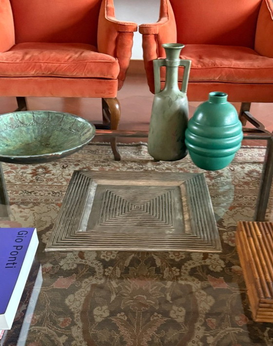 Image 1 of Hollywood regency centerpiece / vide poche, Oltrefrontiera Italy 1980s