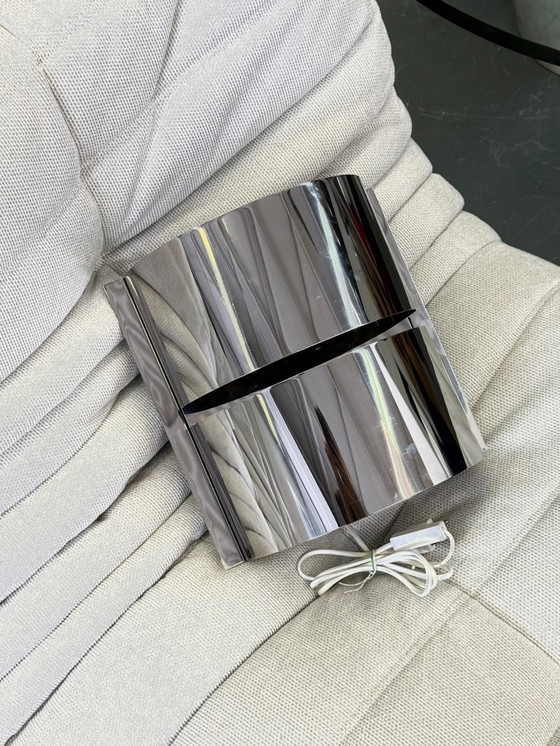 Image 1 of Verchromte Space Age Wandleuchte von Minilumi Design