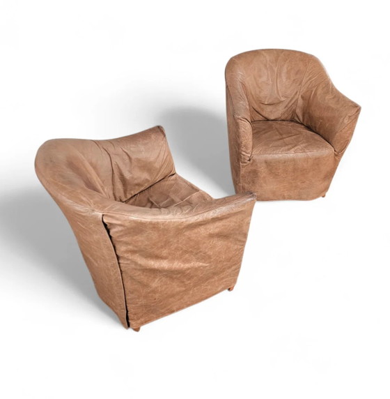 2 x Fauteuil Doralice par Antonio Citterio / Paolo Nava / années 1980 – Retro (photo 5 of 13)