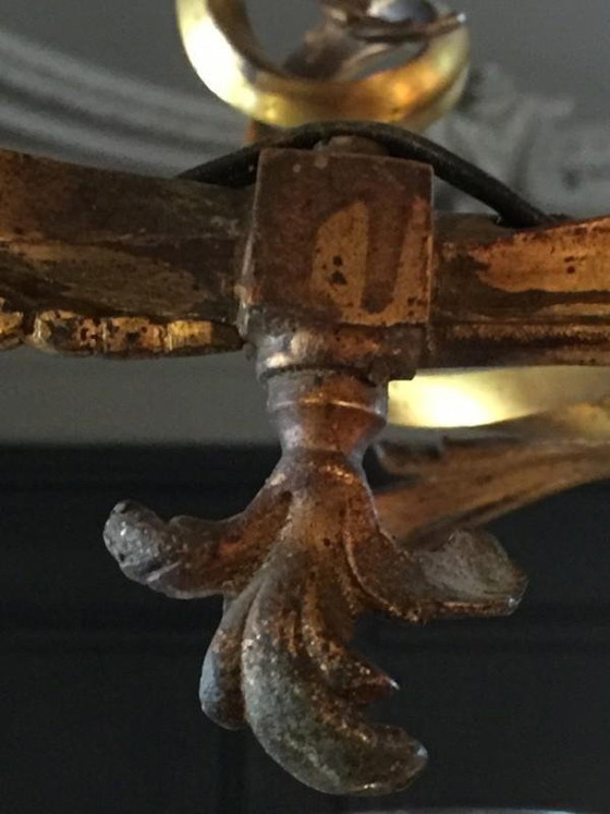 Lámpara de araña de bronce Luis XV, década de 1870 – Lámparas de araña, Bronze, Brass, Barok (photo 11 of 15)