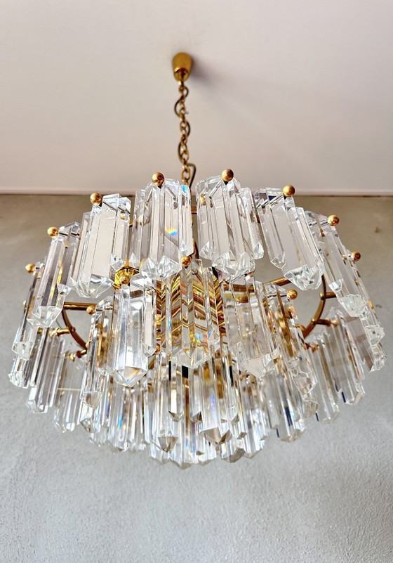 Image 1 of Lustre vintage en cristal Kalmar