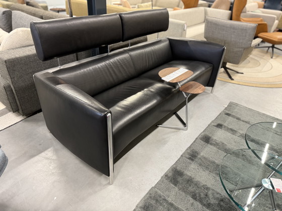 Image 1 of Leolux Goncharov Sofa black leather