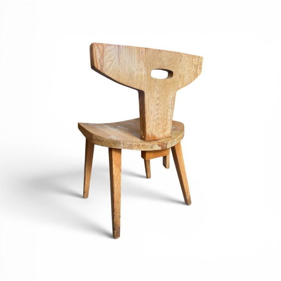 Sedia vintage in rovere disegnata da Jacob Kielland-Brandt per I. Christiansen, Danimarca anni '60 (photo 6 of 10)