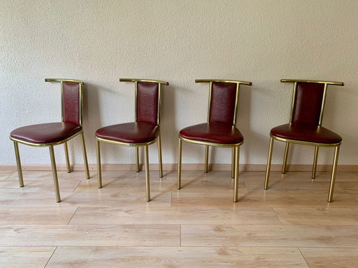 4 sillas estilo Hollywood Regency