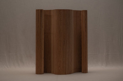 Paravento francese in pino di metà secolo di Baumann - anni '60