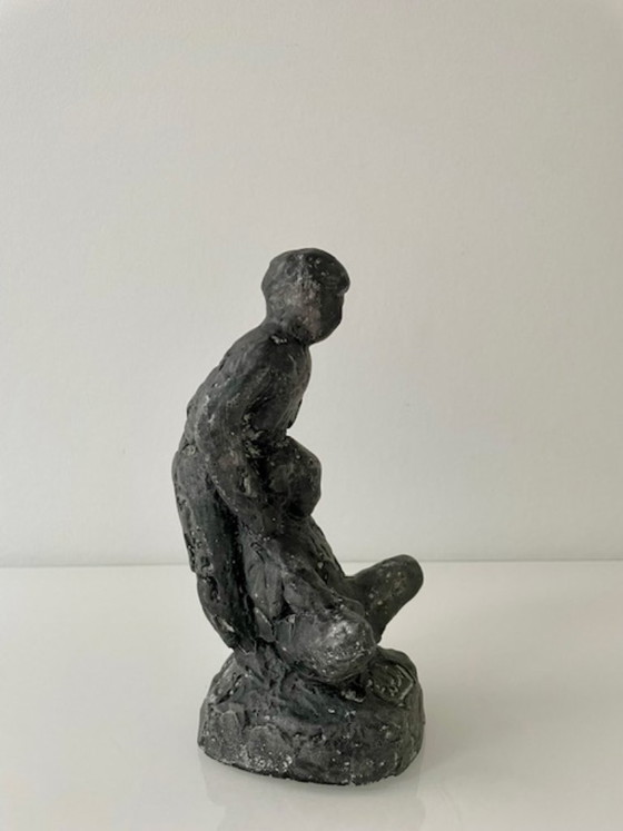 Escultura de Tony van de Vorst ‘Kinderen’ – 1989 – Stone (photo 7 of 15)
