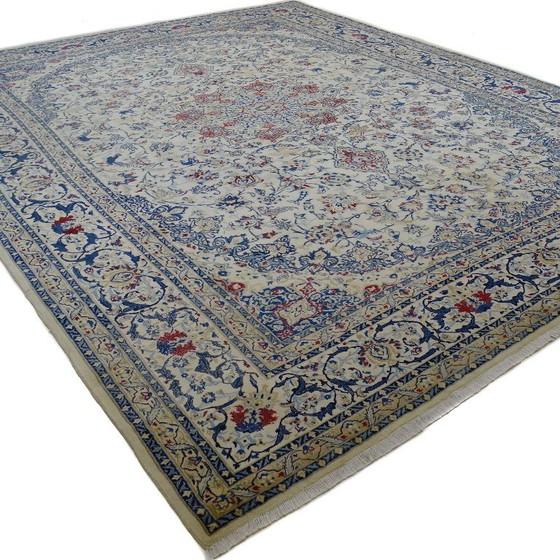 Image 1 of Tapis persan XXL Nain en soie - 495 x 337 cm - Noué à la main