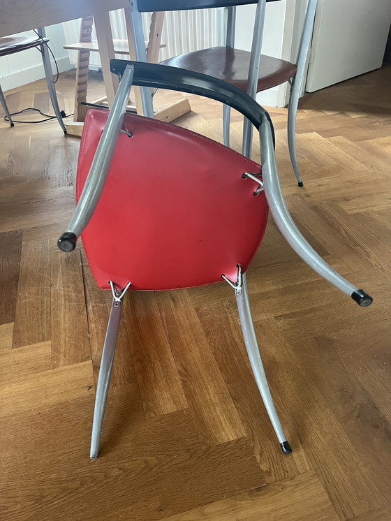 Image 1 of 4 Italian designstoelen iniziano jaren 80