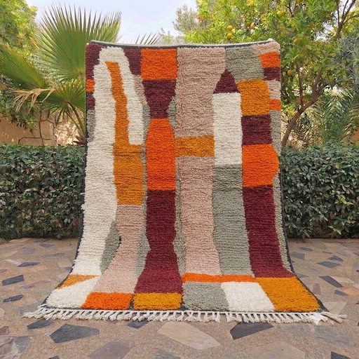 Tappeto arancione 3/2 m – vloerkleden en tapijten, Wool