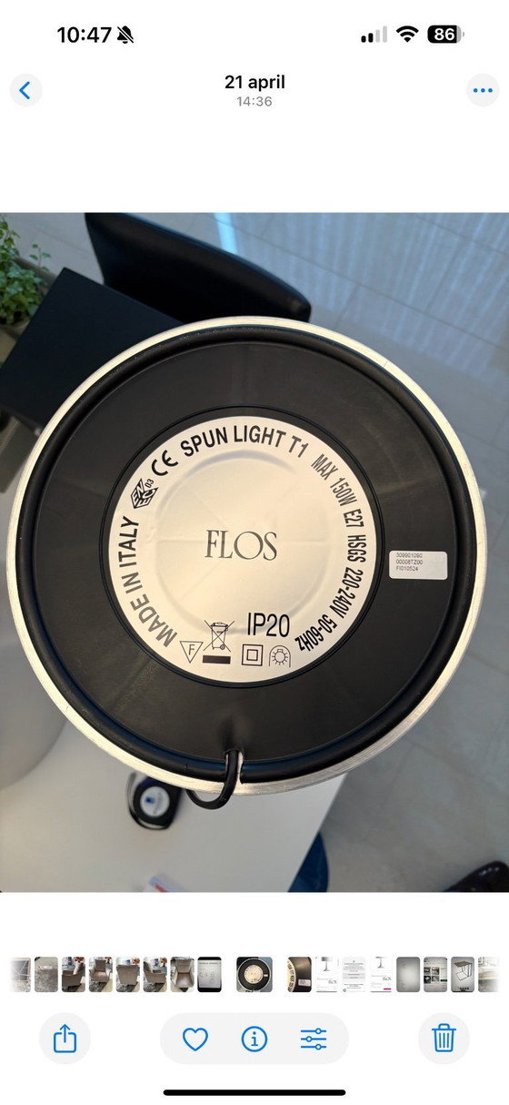 Image 1 of Floss Spun Light T1 table lamp