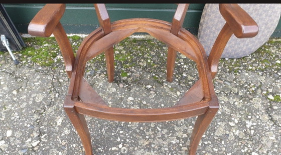 Image 1 of 4 Bannink jugendstil eetkamer armstoelen 