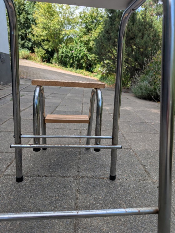Sgabello retrò – Sgabelli, Metal, Wood (photo 5 of 6)