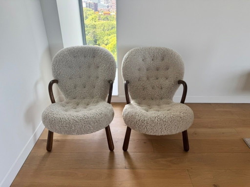 Arnold Madsen Clam Chair - Schapenvacht