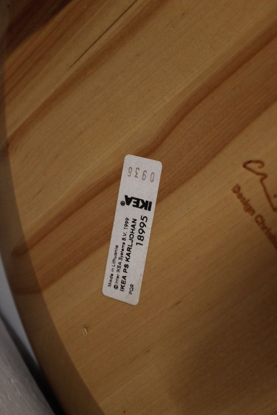 Image 1 of Table d'appoint trépied vintage Christian Halleröd & Ikea PS "Karljohan" 2009