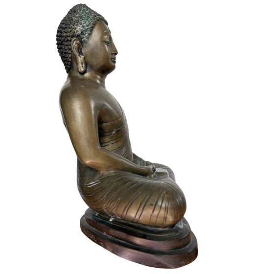 Quiete Interiore & Concentrazione – Buddha Thai-Lao Antico (XIX Secolo) – Sculture, Bronze (photo 4 of 10)