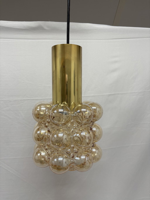 Suspension vintage Helena Tynell, lampe bulle design 1960