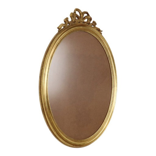 Classic Oval Gold Frame with Bow Ornament 63cm – lijsten, Glass, Plastic (photo 2 of 14)