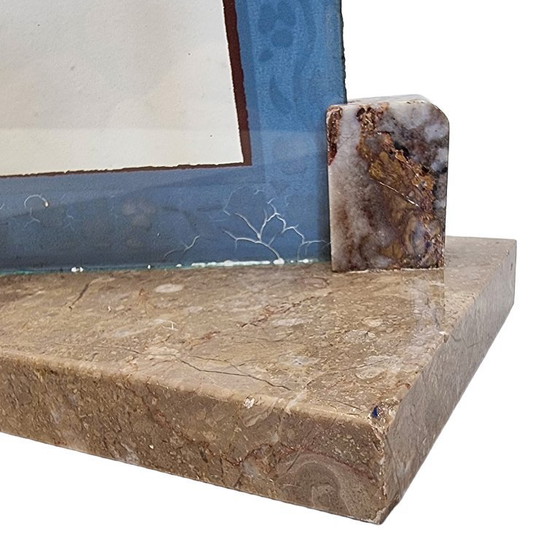 Image 1 of Art Deco lamp with photo frame