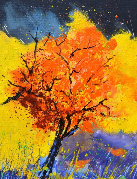 Image 1 of Two autumn trees