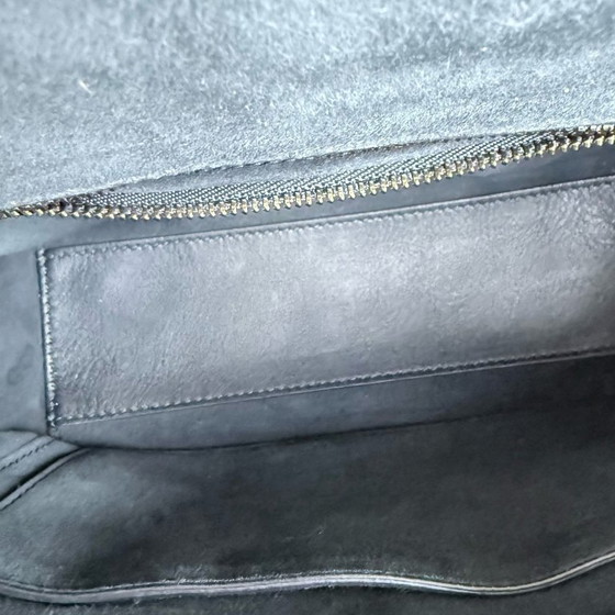 Image 1 of DIOR LADY SMALL FLAP - PELLE DI VITELLO CANNAGE CON BORCHIE NERE E MATERIALI ORO