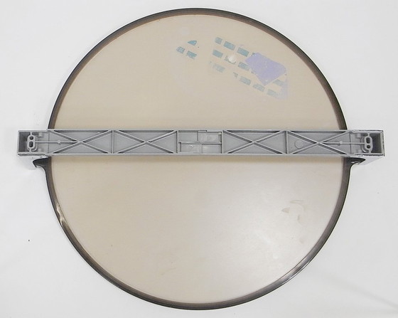 Image 1 of Miroir mural rond et pivotant, couleur ambre