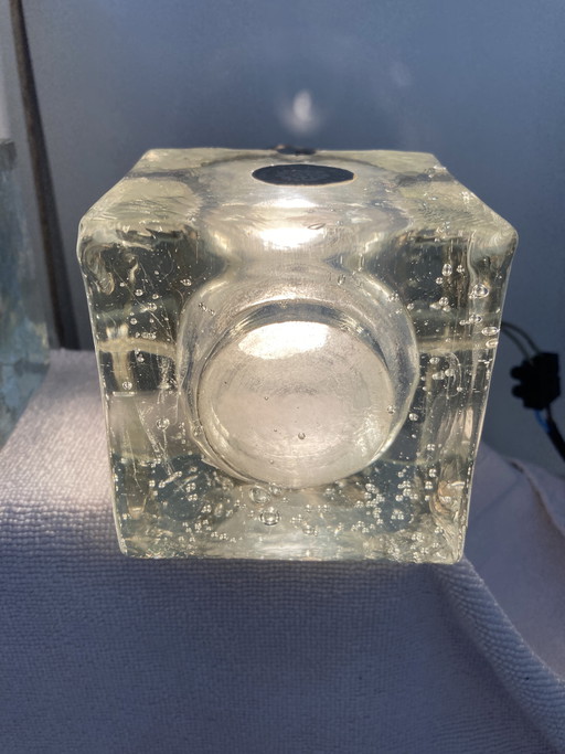 2 faretti vintage di Sciolari per Poliarte, in vetro di Murano