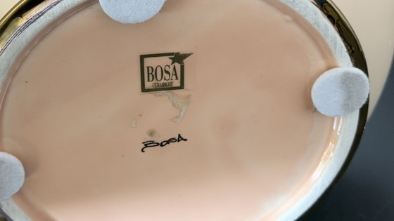 Bol/cache-pot vintage Bosa Ceramiche, design italien – Or 24 carats – Gold (photo 5 of 9)