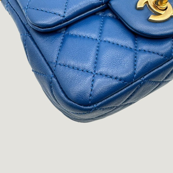 Image 1 of Chanel Square Mini Pearl Crush Bag