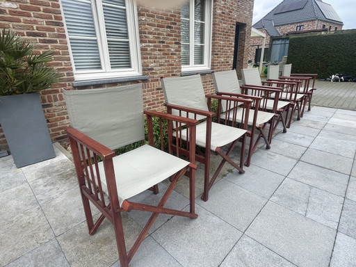 6x sillas de director Hyllinge Møbler