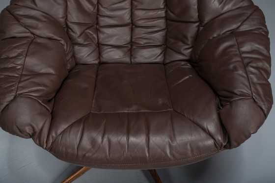 Image 1 of  Set of Scandinavian Swivel Armchairs by H.W. Klein for Bramin, 1960s set 4