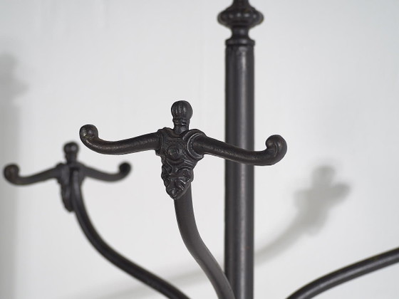 Appendiabiti antico in ferro battuto con portaombrelli (c.1920) #2 – Art Nouveau (photo 14 of 14)