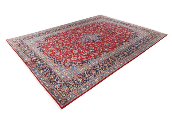 Image 1 of Persian carpet Kashan Signiert 3.86 x 2.83 Oriental carpet fine No. 1163