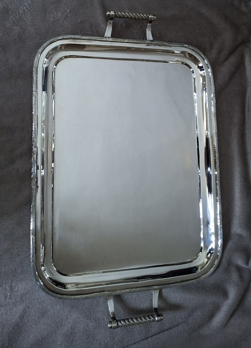 Eichholtz prachtig verzilverd dienblad 