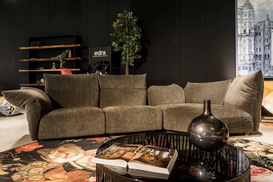 Image 1 of Edra “Standard” modulaire hoekbank stof cat T Nest showmodel