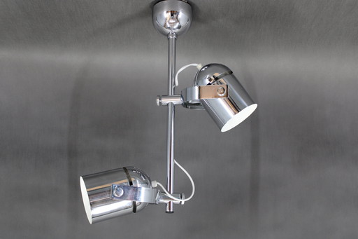 Verstelbare plafondlamp Combi Lux ontworpen door Stanislav Indra, Tsjecho-Slowakije, jaren 1960