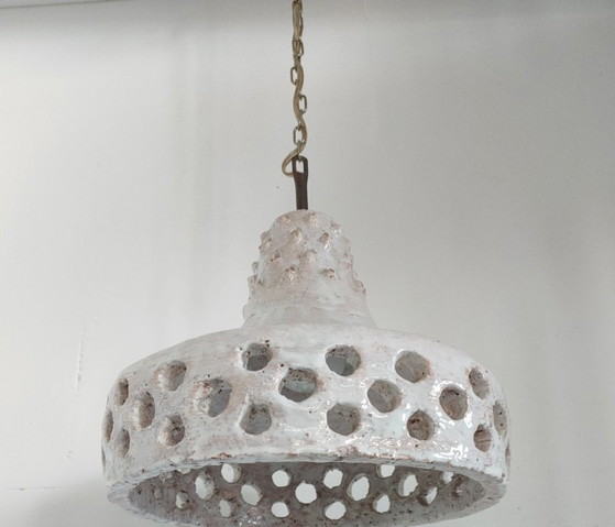 Image 1 of 60s/70s Ceramic Danish ceiling lamp