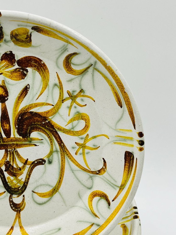 8 dessertborden Keraluc Quimper Renaissance 1960 – Servies, Ceramic (photo 5 of 10)