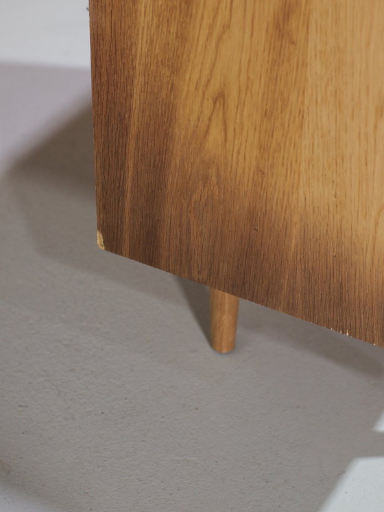 Image 1 of Armoire à portes coulissantes chêne vintage danois