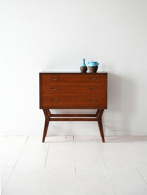 Swedish Mahogany Chest of Drawers, 1950s-60s