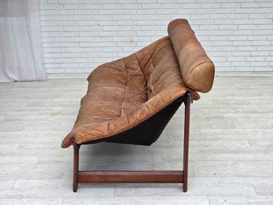 Image 1 of Anni '70, design norvegese di Jan Erik Lindgren, divano a due posti modello "Amazon".