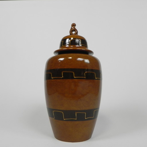 Grand vase avec couvercle Allemagne, modèle 239-30, années 1970