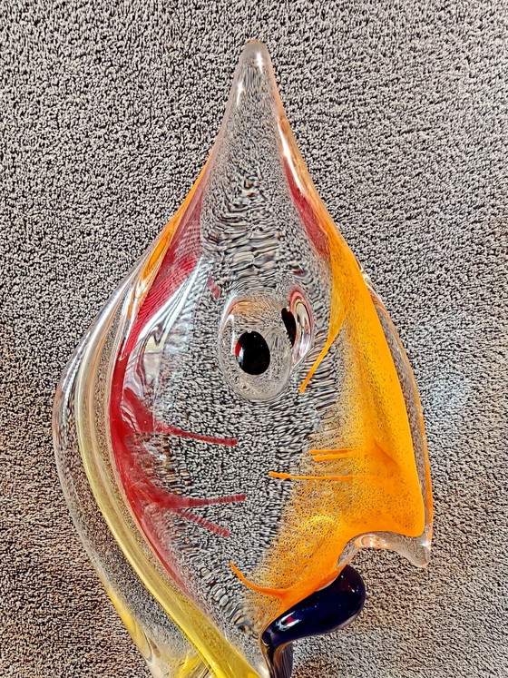 Arte in vetro Murano Stile Picasso Pesce Firmato (photo 5 of 7)