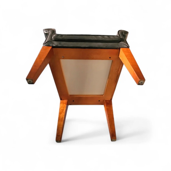 PARAMOUNT CHAIR BY PHILIPPE STARCK / black leather for Driade / 1989 – Adjustable recliner chair (photo 12 of 15)