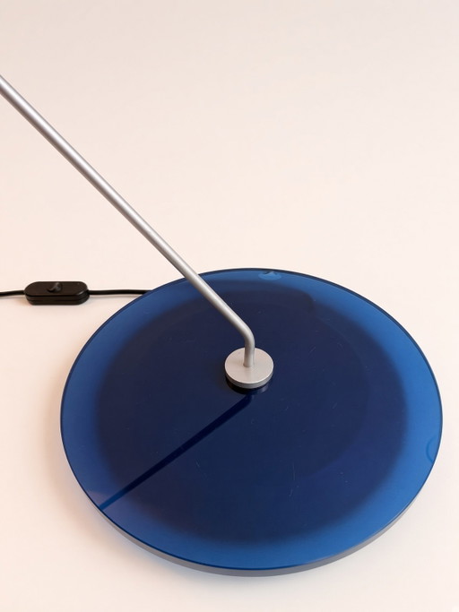 Rare Fontana Arte "Vega" Table Lamp – Michele De Lucchi (Memphis Group / 1986) – tafellampen, Glass, Metal (photo 2 of 11)